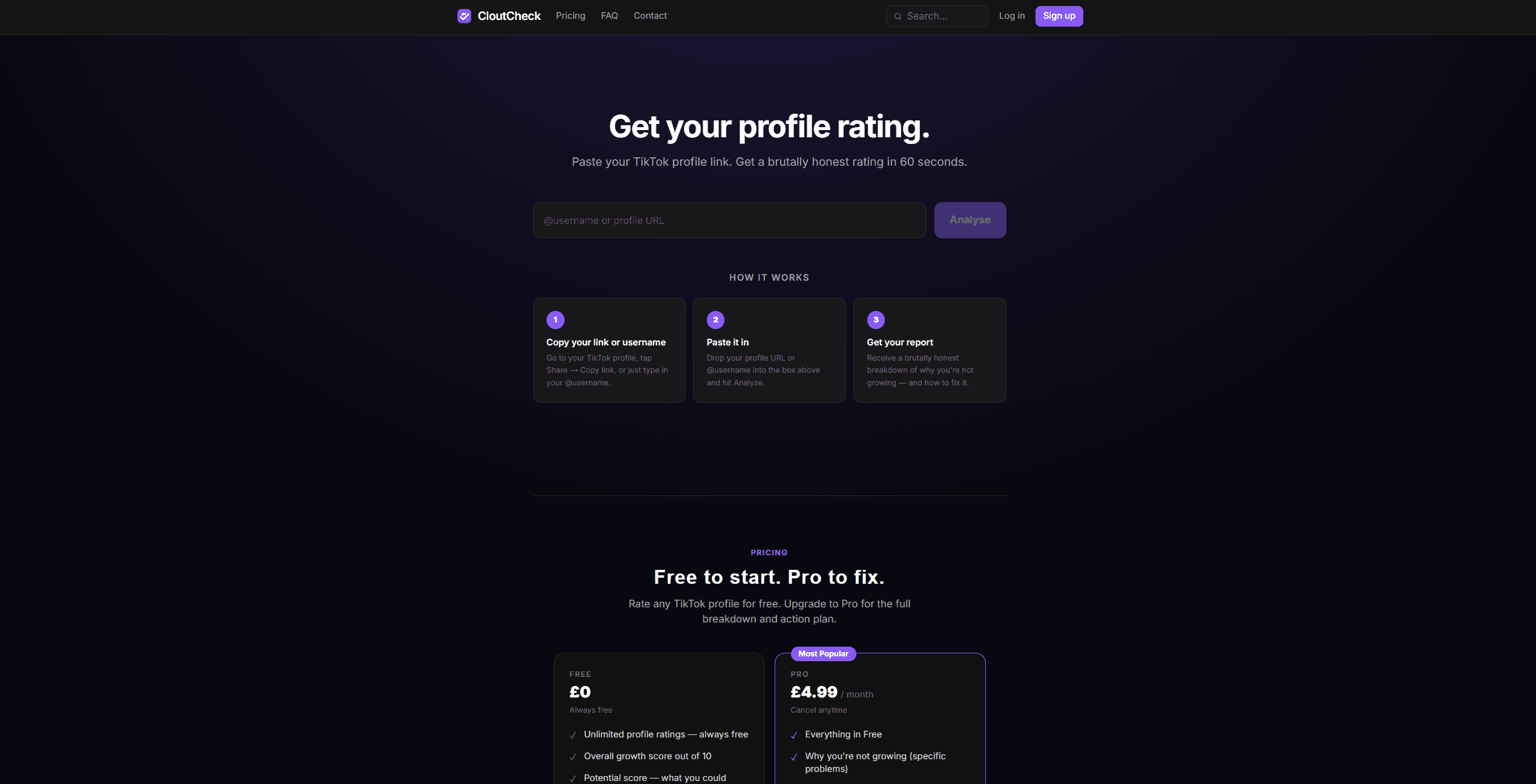 Social Media Profile Analyser